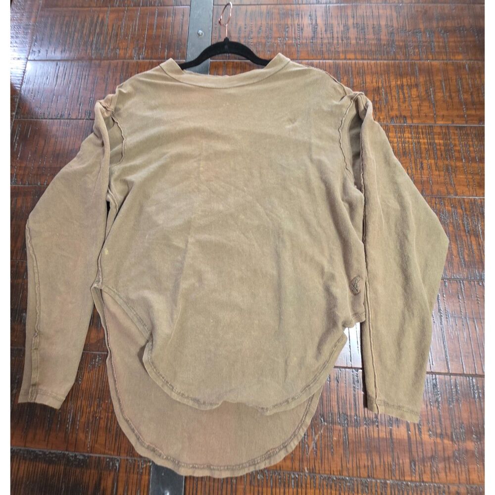 FP Movement by Free People Long Sleeve Top in Sandy Tan - Size XS